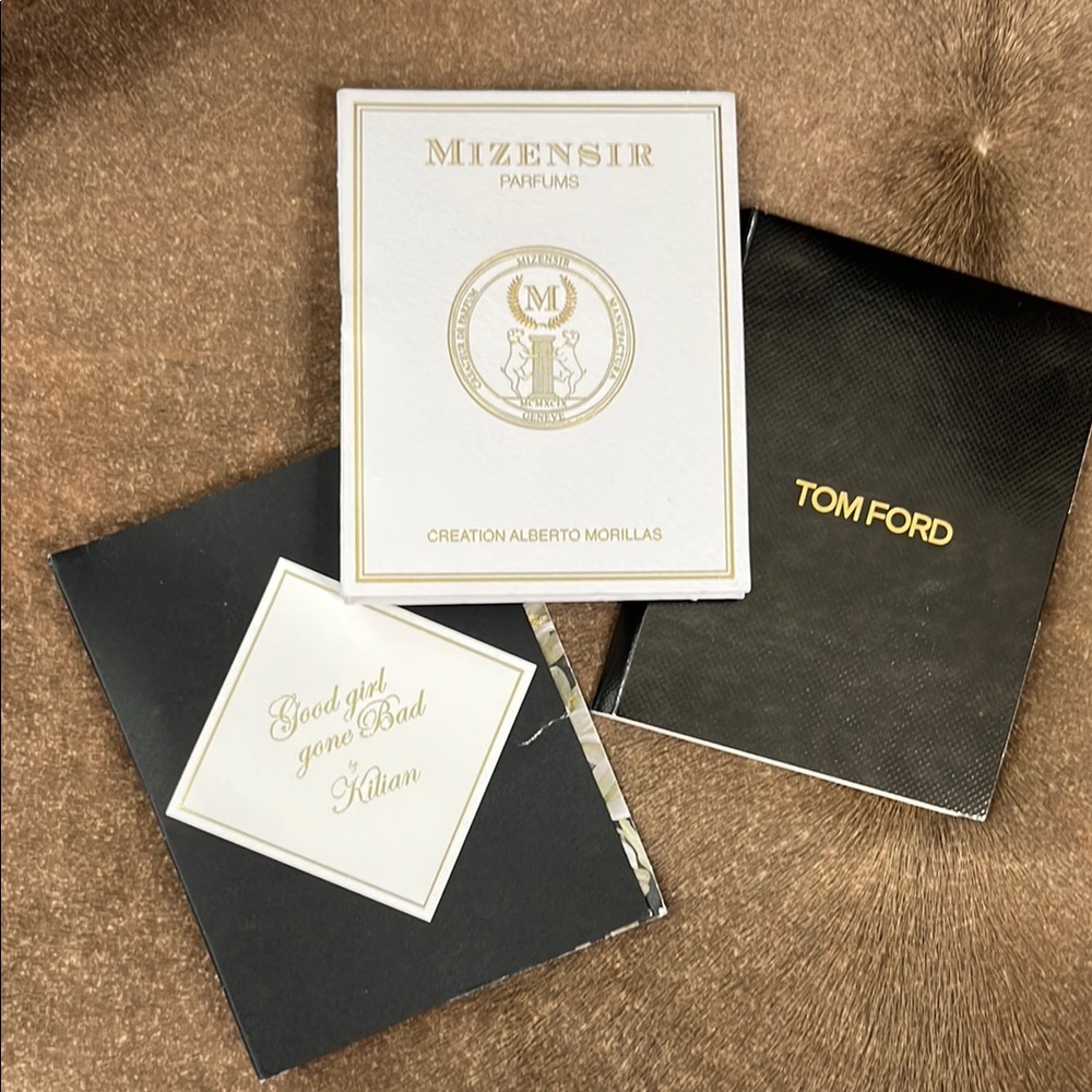 Tom Ford Tient Matte Primer, Mizensir, Kilian Beauty Cologne Sampler Fragrance S